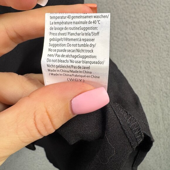 Coofandy Shirt Mens Size 3XL Black Linen Blend Button Down Slim Fit SS NWT - Picture 11 of 12